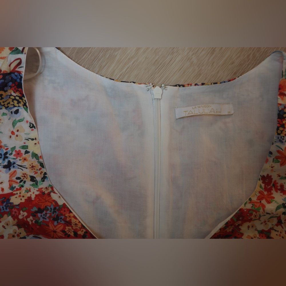 Talulah Carnevale Mini Dress, Size Large | 100% Linen size M. Send offers - Picture 11 of 13